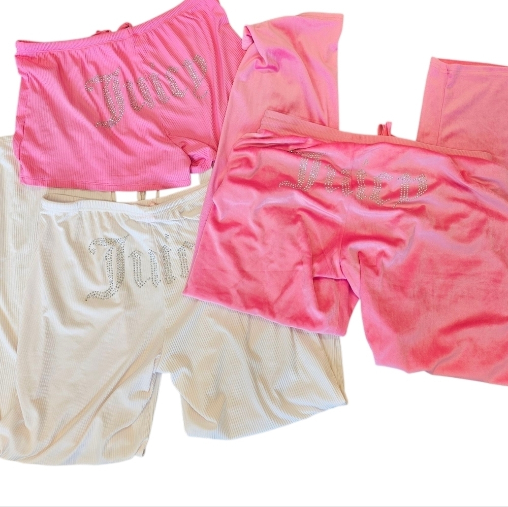 Juicy Couture Pajama Lounge Pants Bundle Lot of 3 NEW Womens